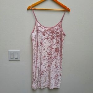 Victoria Secret pink night gown dress velvet